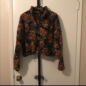 BDG Cropped Teddy Jacket